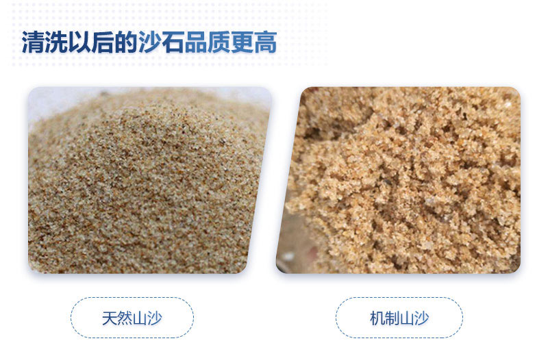 水輪洗砂機(jī)洗沙效果展示